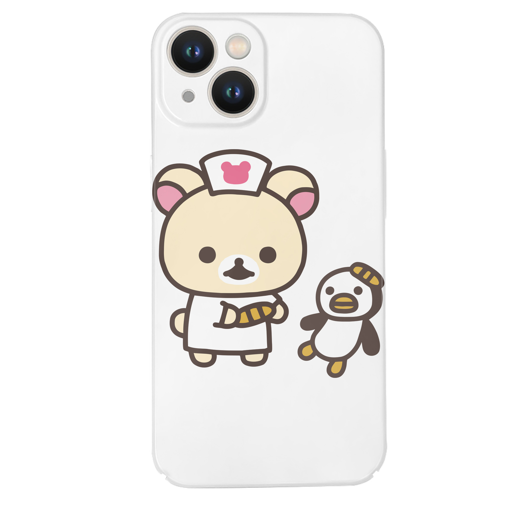 （画像用） リラックマ リラックマ キイロイトリ Rilakkuma Korilakkuma Kiiroitori 【iPhone 14シリーズ対応】ハードケース